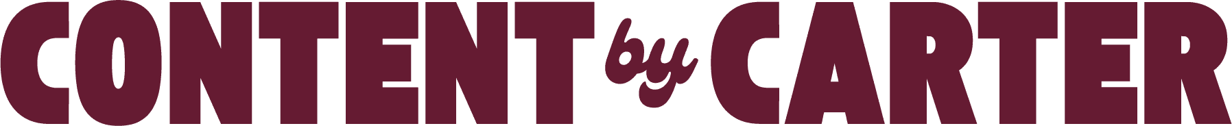 Content by Carter logo